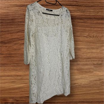 Robe en dentelles blanche, Mim - 40/L