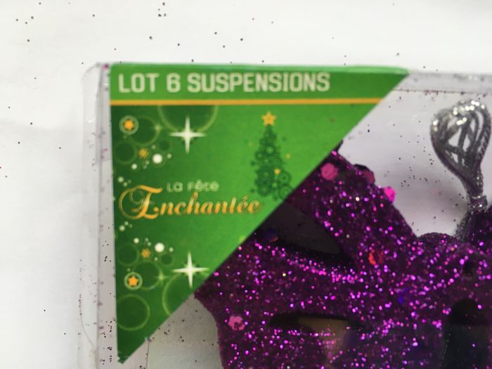 Lot 6 suspensions pour sapin - photo numéro 3