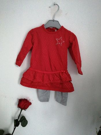 Ensemble bébé fille 12 mois