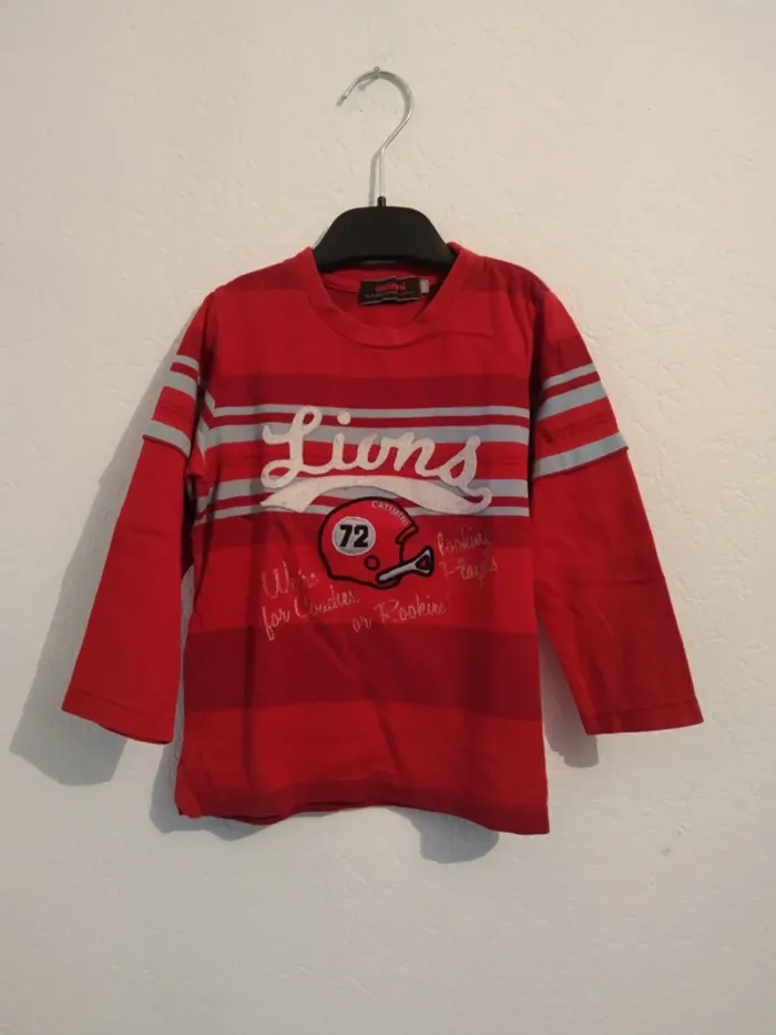 tee shirt manches longues catimini 2 ans garcon 86cm