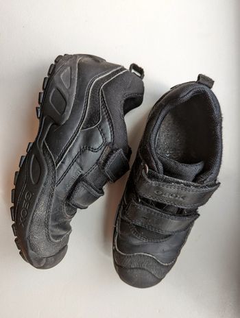 Baskets Respirantes Geox New Savage noires garçon taille 31