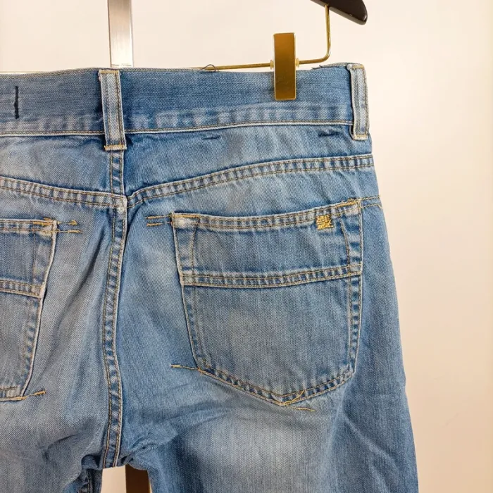 Short en jean denim bleu taille 42 estimée A868 - photo numéro 7