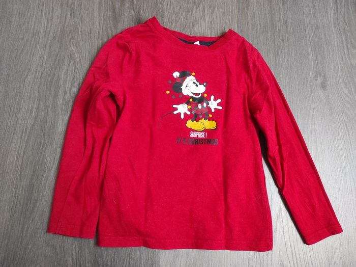 Tee-shirt Noël Disney Mickey 6 ans