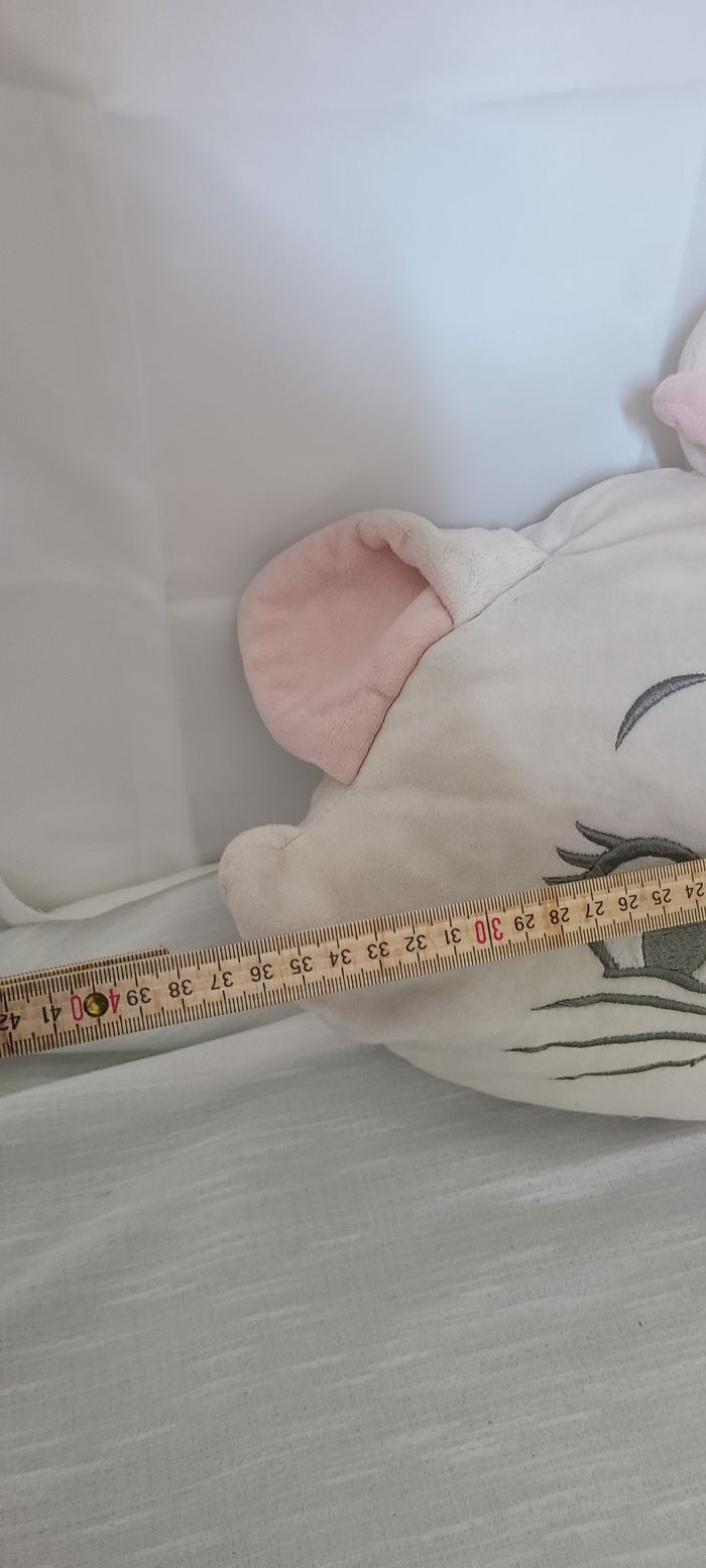 Coussin en peluche douce en forme de tête de chat MARIE des Aristochats de Disney Store, - photo numéro 4