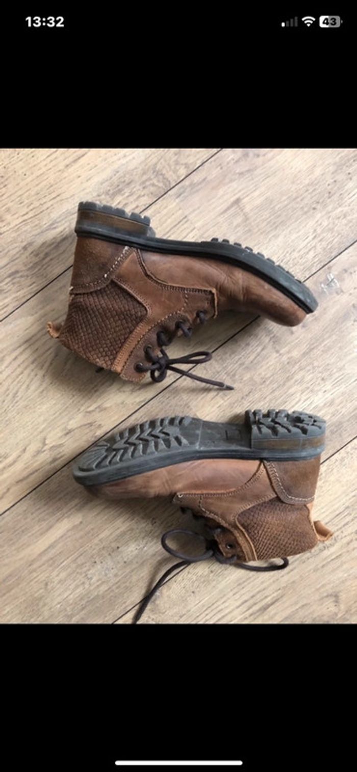 Boots cuir 35 - photo numéro 4