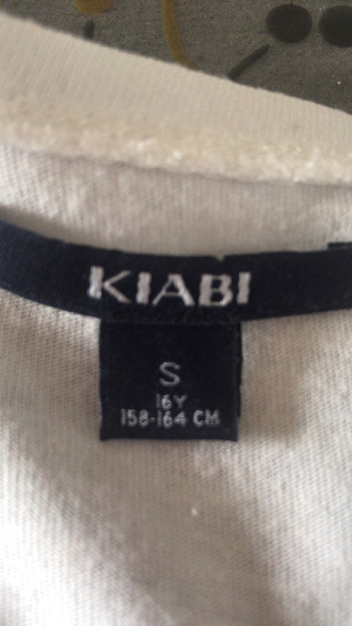 Teeshirt blanc Kiabi 16 ans - photo numéro 3