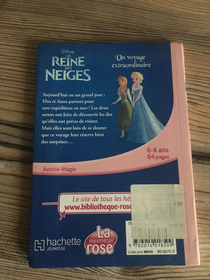Livre la bibliothèque rose la Reine des Neiges Un voyage extraordinaire - photo numéro 3