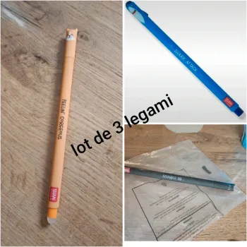 Lot de 3 stylo effaçable legami neuf