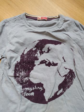 T-shirt DPAM gris 5 ans terre