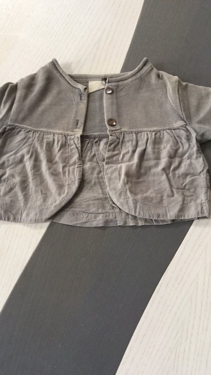 Ensemble tunique, leggings et boléro 12m Ikks - photo numéro 5