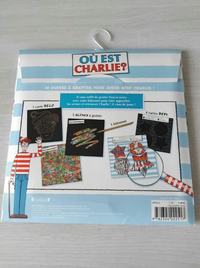 Cartes à gratter "Où est Charlie" - photo numéro 2