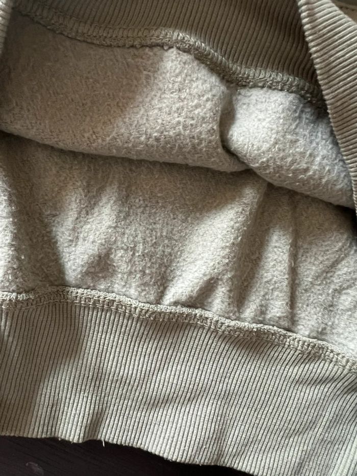 Sweat à capuche kaki - Zara - photo numéro 3