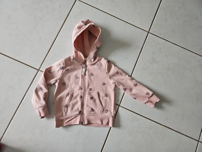 Veste à capuche bébé fille h&m 2/4 ans BBF2 - photo numéro 2