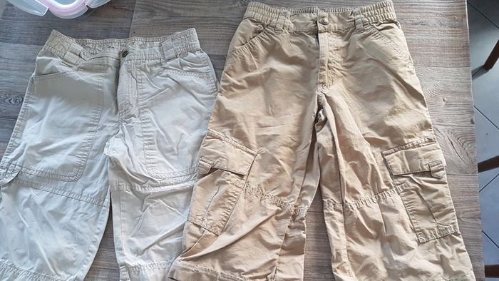 Lot short et pantacourt beige sergent major