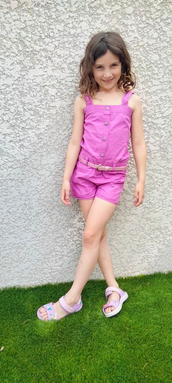 Combishort violet - Nky - 8 ans