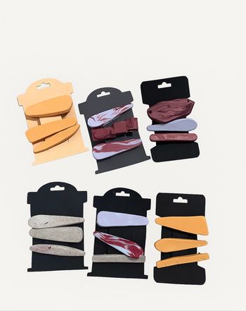 Barrettes en pâte polymère