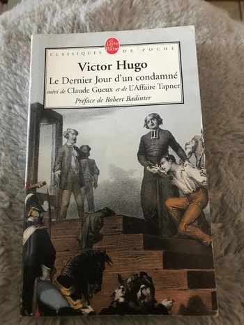 Livre Le dernier jour d’un condamné