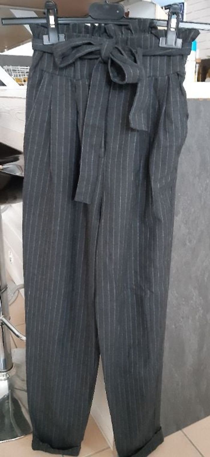 Pantalon taille haute Bershka