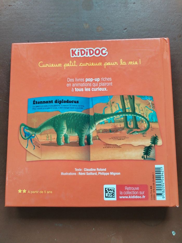 Kididoc les dinosaures - photo numéro 2