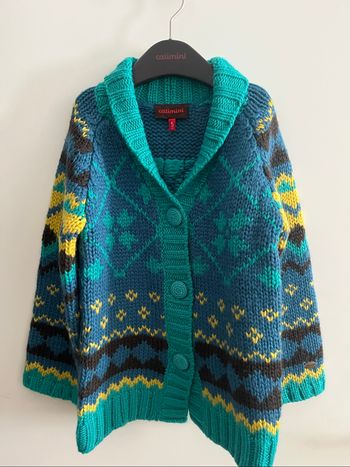 Gilet cardigan en laine chaud pour fille