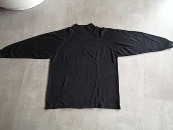 Pull noir col cheminé Kiabi