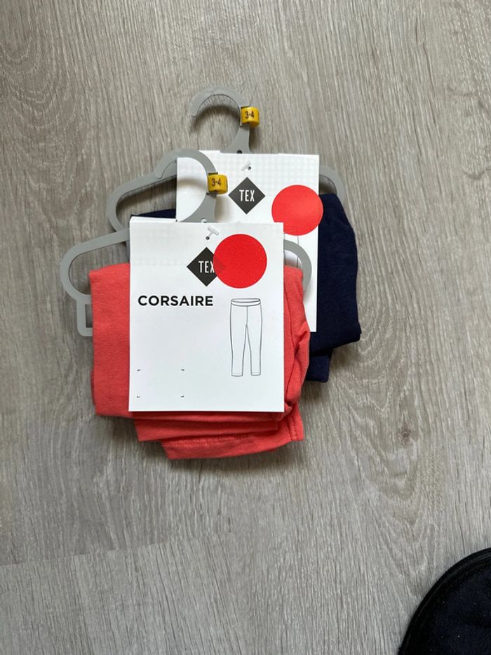 Lot de 2 corsair fille 3-4 ans tex