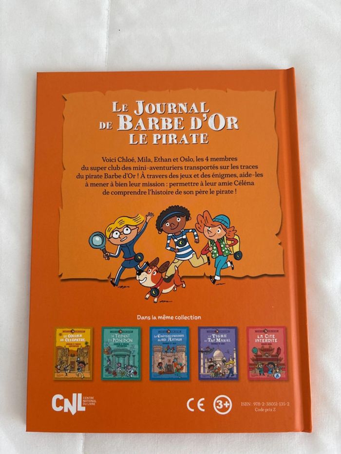 Livre : le journal de Barbe d’or le pirate - photo numéro 2