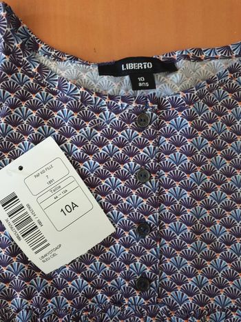 Blouse manches courtes 10 ans