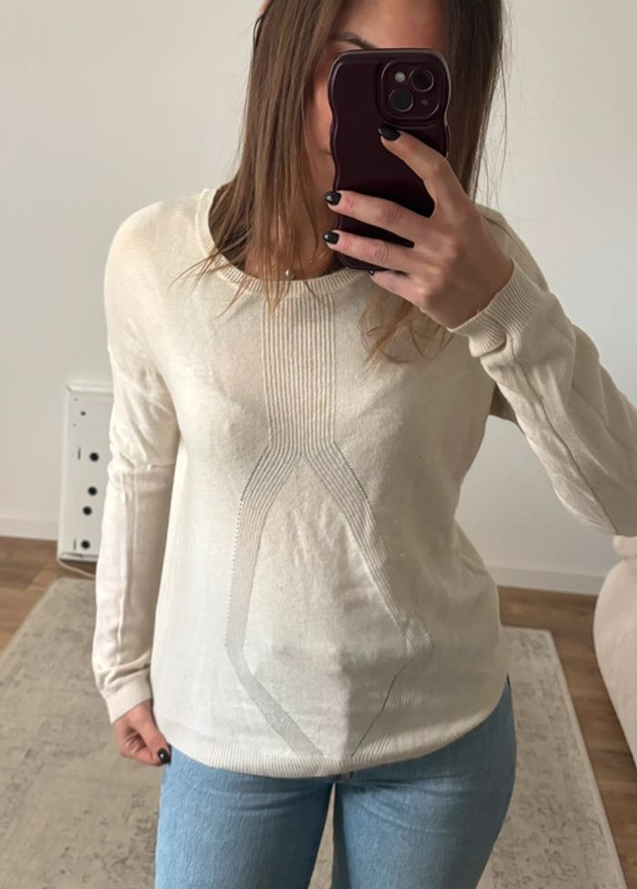 Pull couleur crème Berenice femme taille S / FR36 / W26 - photo numéro 2