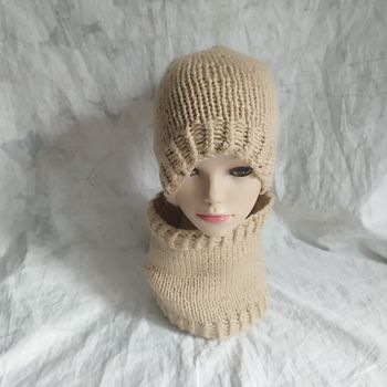 Ensemble bonnet col unisexe