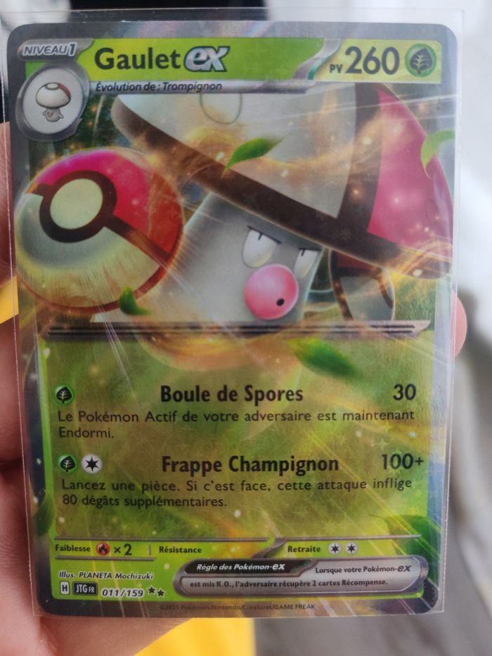 Carte pokémon Gaulet ex 011/159