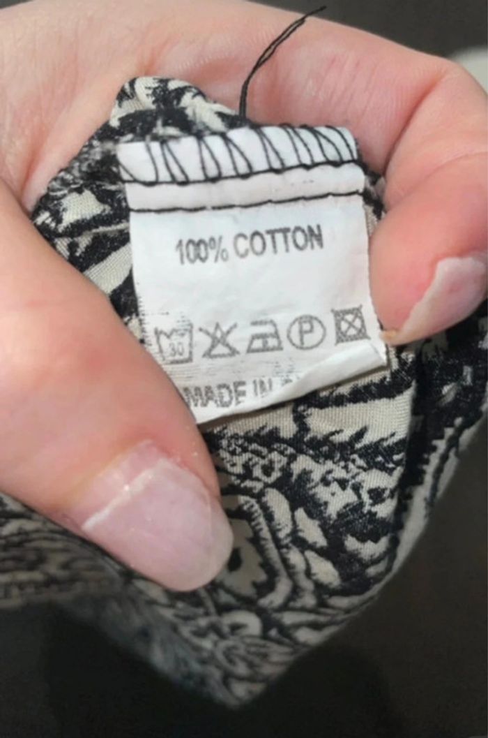 Robe d'Été Légère 100% Coton Imprimé Cachemire - Taille S - photo numéro 5
