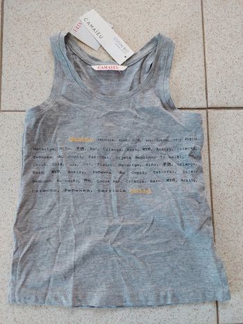 Débardeur coton bio