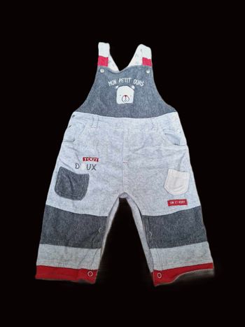 Salopette en velours 12 mois