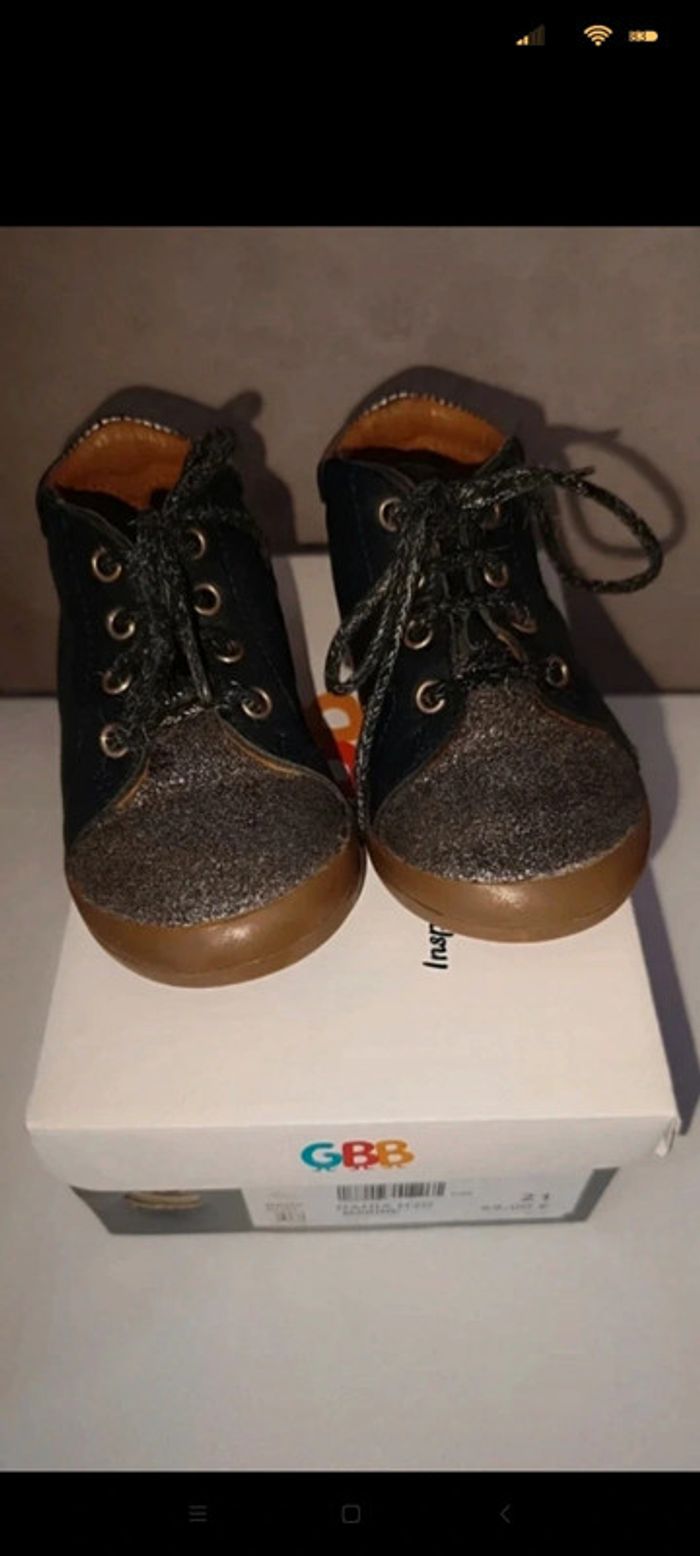 🌟 Chaussures cuir fille GBB 21🌟 - photo numéro 2