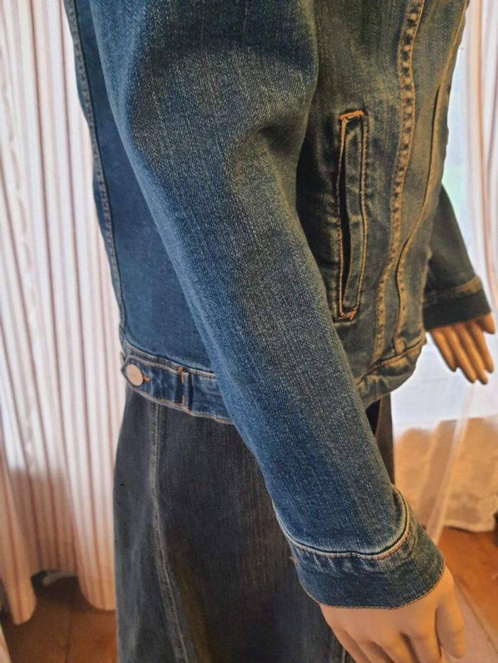 Belle Veste en Jean Groggy JBC taille S - photo numéro 6