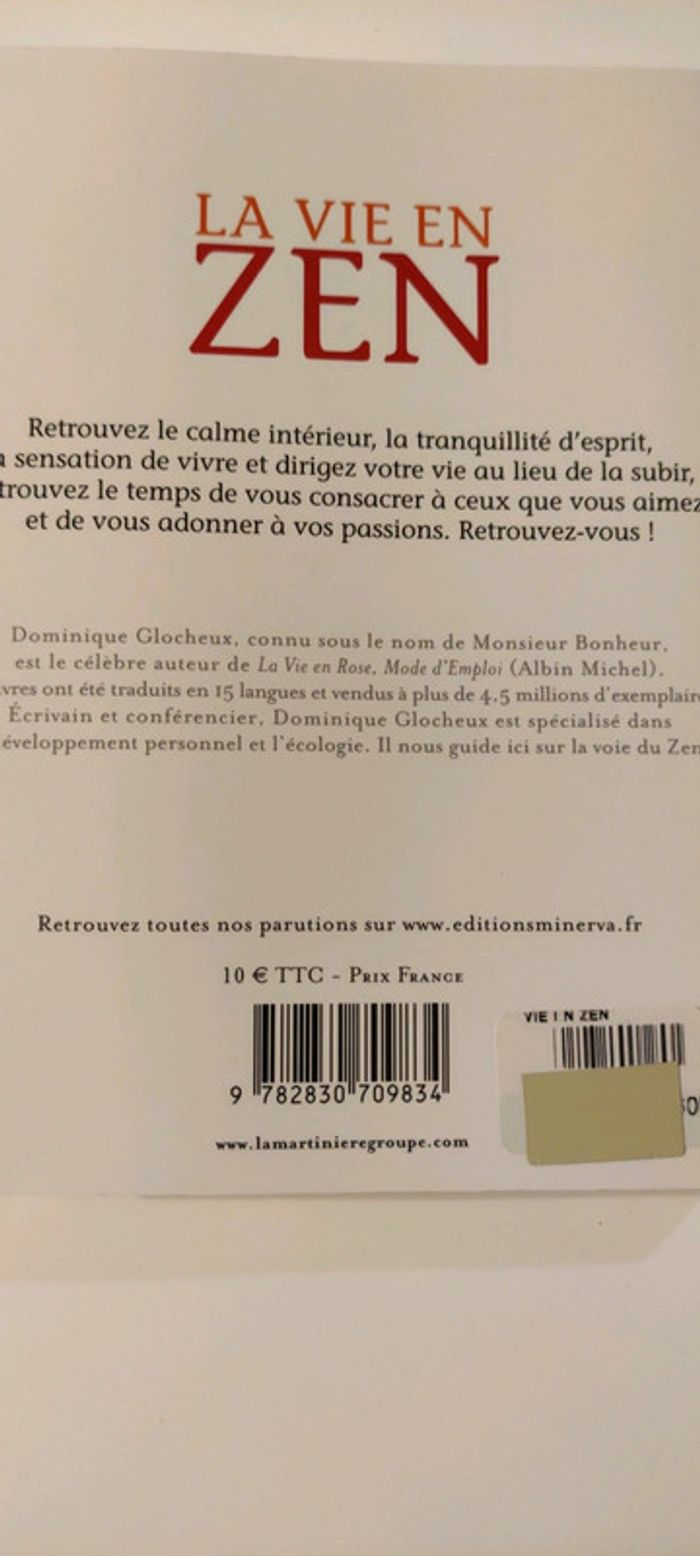 La vie en zen éditions Minerva - photo numéro 5