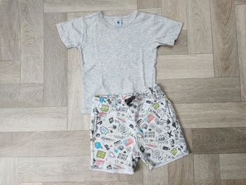 Ensemble tee-shirt et short Zara Petit Bateau 4 ans