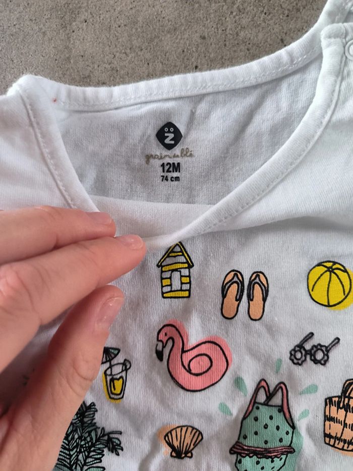 Lot tee shirt fille - photo numéro 3