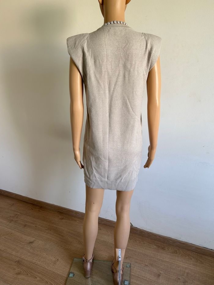 Robe pull beige sans manches Morgan taille S TBE - photo numéro 6