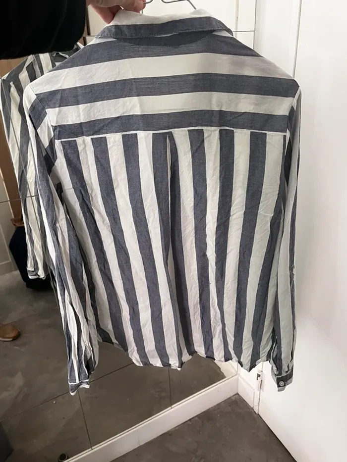 Chemise à rayure bleu foncé - photo numéro 4