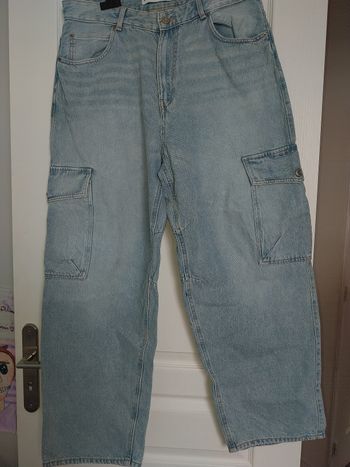 Jeans baggy bleu clair