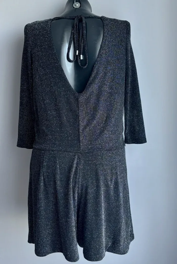 One by Gémo combi-short noir pailleté T40 – bien regarder mesures et photos - photo numéro 4