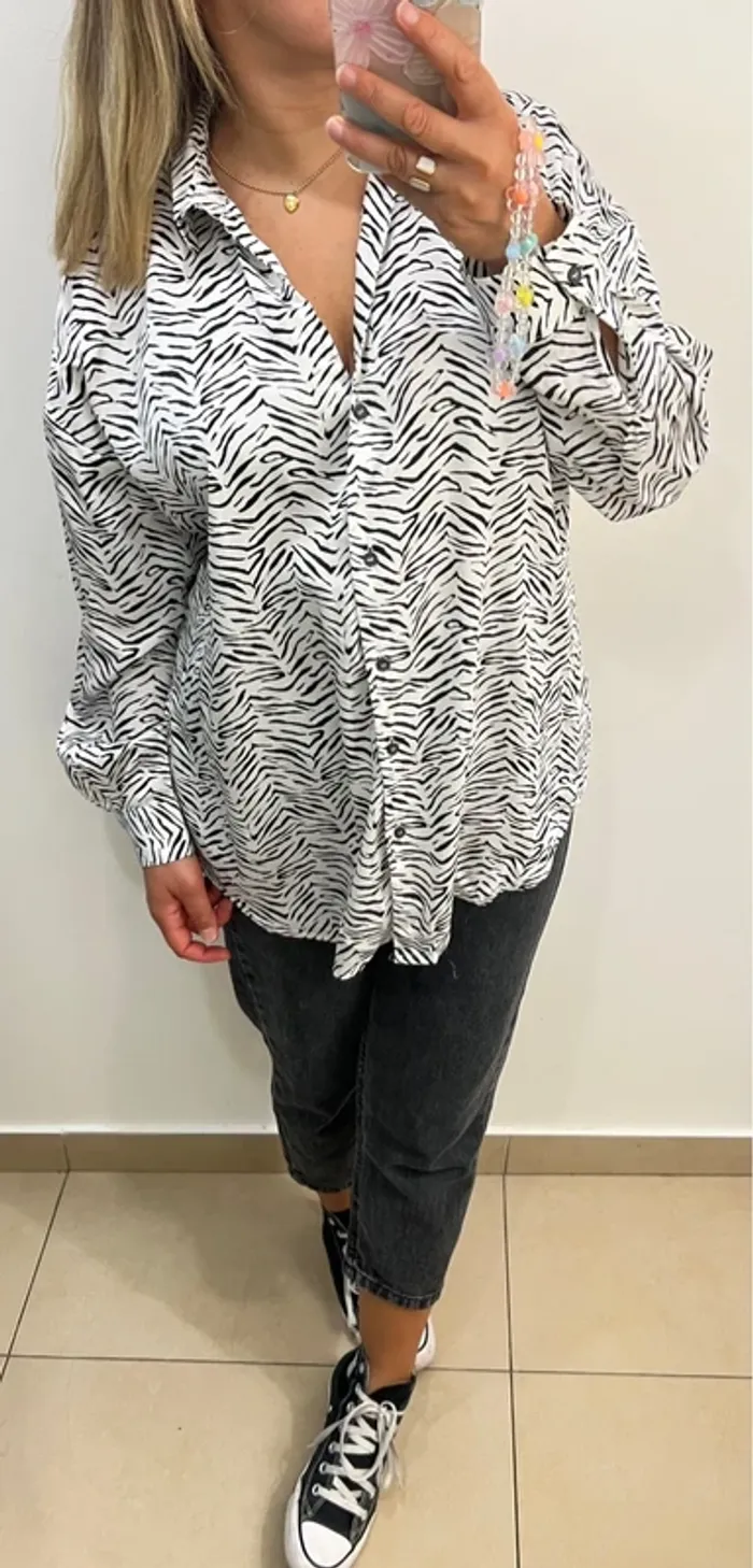 Chemise Imprimée ZARA - photo numéro 4