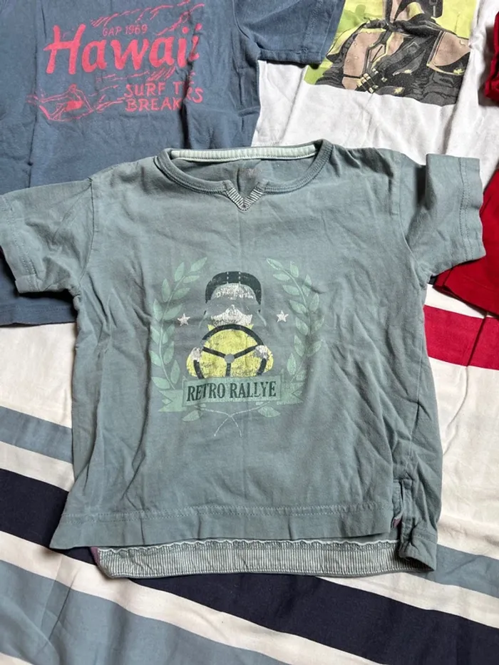 Lot de 7 t-shirts garçon - Taille 4 ans - photo numéro 3
