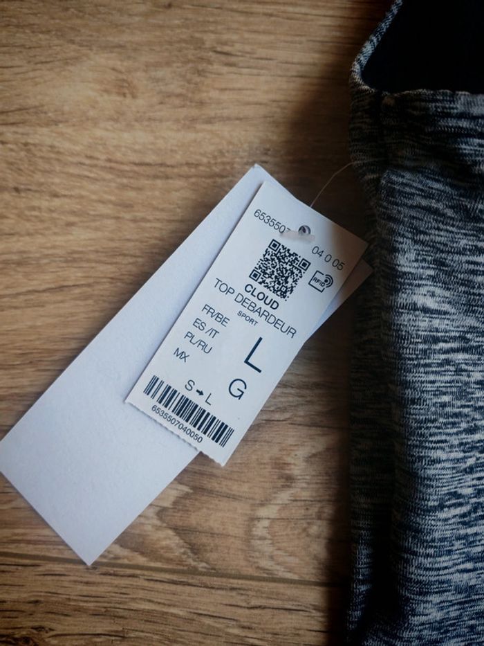 Brassière  sport etam taille l - photo numéro 6