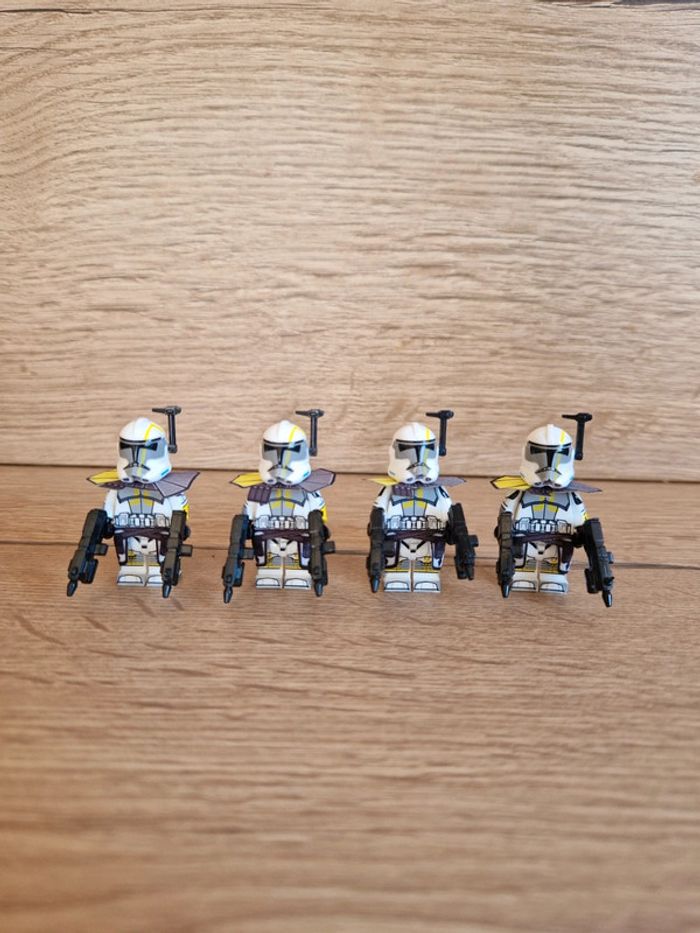 Figurines type lego 4 clones Arc Troopers star wars
