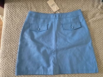 Jupe bleu clair Ovs neuve apparence cuir taille 36