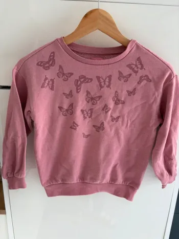Pull 8 ans fille papillon