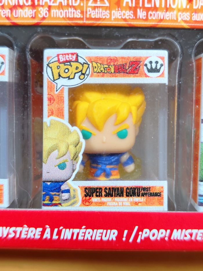 Pack 4 Funko Bitty Pop! Dragon Ball Z (Inclus MYSTERY) - photo numéro 3